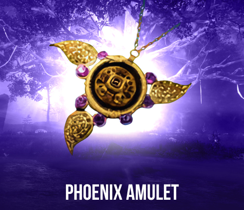 New World Phoenix Amulet Jewelry Farm